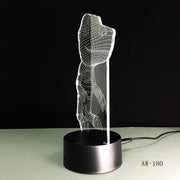 3D Digital Monster Agumon Figure Visual LED Night Light Anime Digimon Table Lamp For Kids Bedroom Lightting Decor Gift AW-180