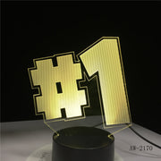 7 Colors Changing Table Projection Lamp USB fortniting Led Action Figure Alpaca light up Luminous Toys Dropshipping AW-2170