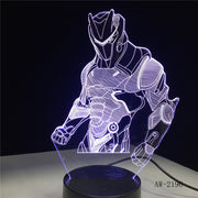 USB Night Light Home Atmosphere Decorative 3D LED Lights Batteries Operated 7 Color 5V 3D Table Lamp AW-2196