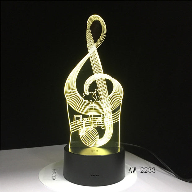 Music Note 3D Lamp
