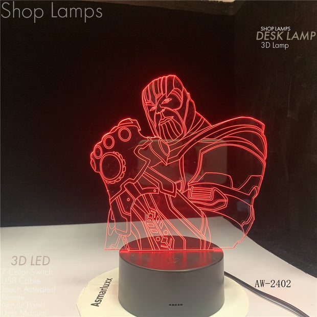 Thanos 3D Lamp