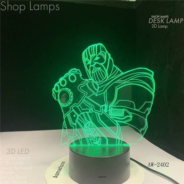 Thanos 3D Lamp