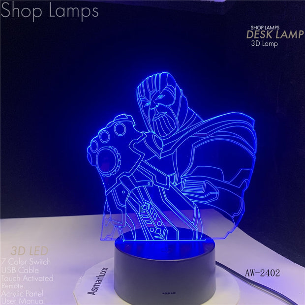 Thanos 3D Lamp