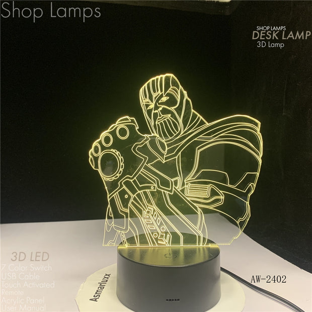 Thanos 3D Lamp