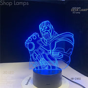 Thanos 3D Lamp