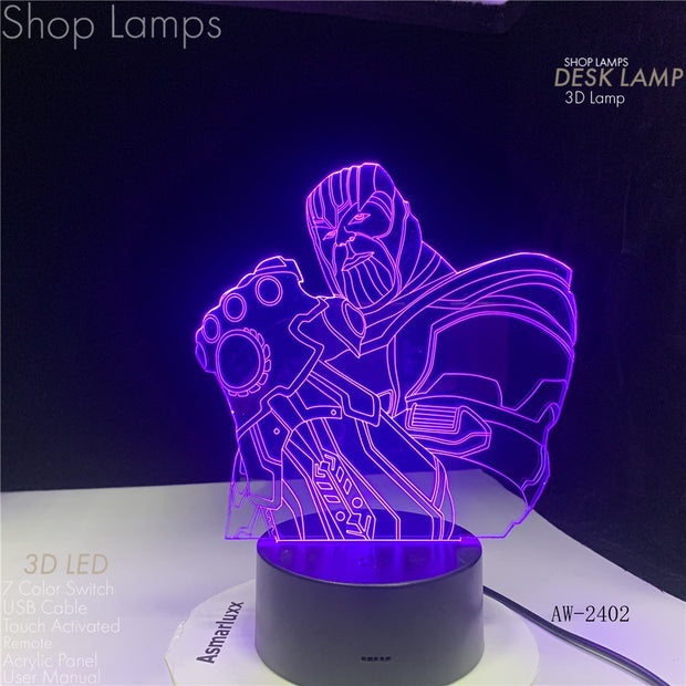 Thanos 3D Lamp