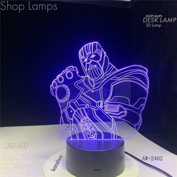 Thanos 3D Lamp