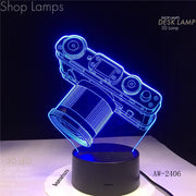 Camera 3D Lamp