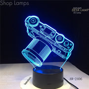 Camera 3D Lamp