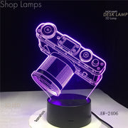 Camera 3D Lamp