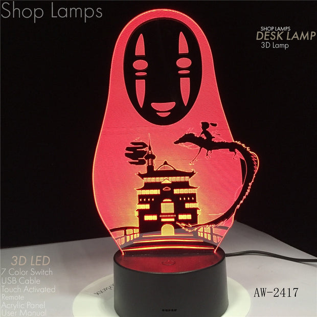 Spirited Away 3D Lamp