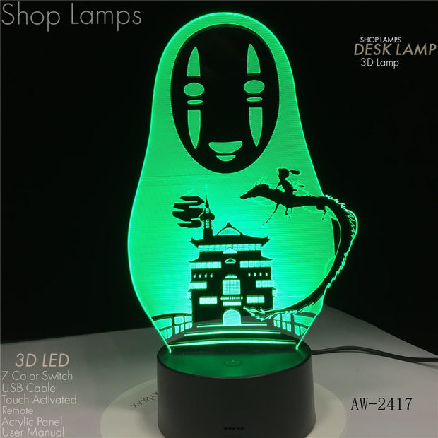 Spirited Away 3D Lamp