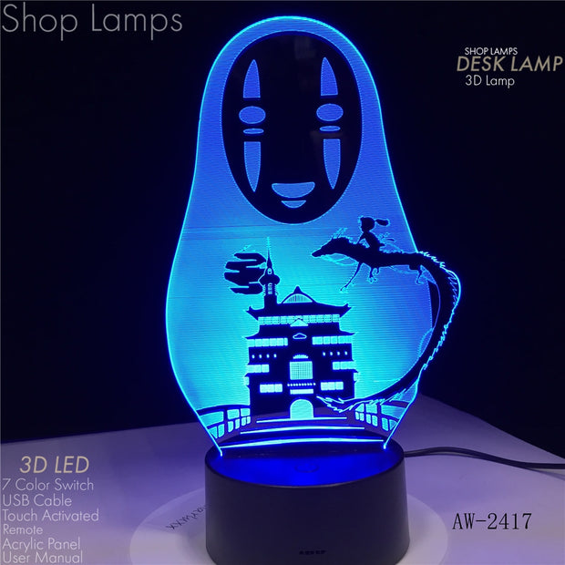 Spirited Away 3D Lamp
