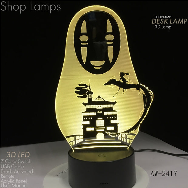 Spirited Away 3D Lamp
