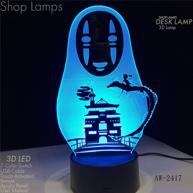 Spirited Away 3D Lamp
