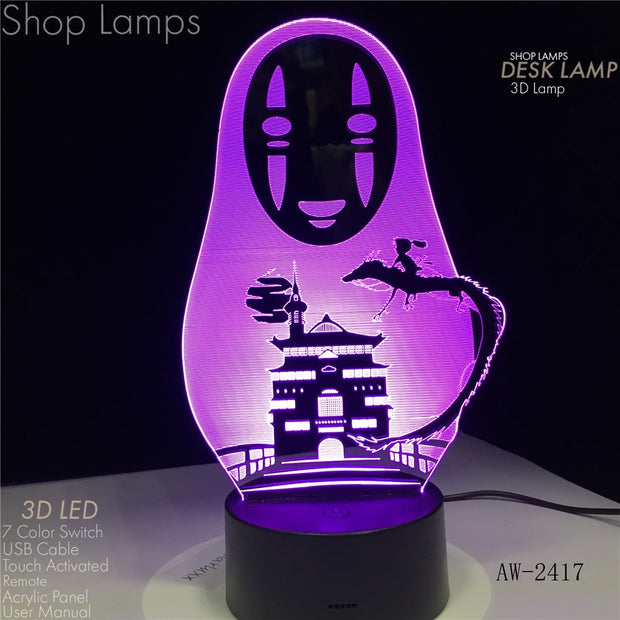 Spirited Away 3D Lamp