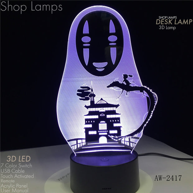 Spirited Away 3D Lamp