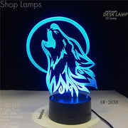 Wolf 3D Lamp