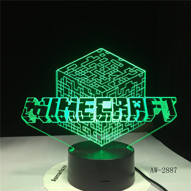 Minecraft 3D Lamp