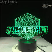 Minecraft 3D Lamp