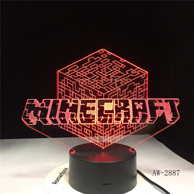 Minecraft 3D Lamp