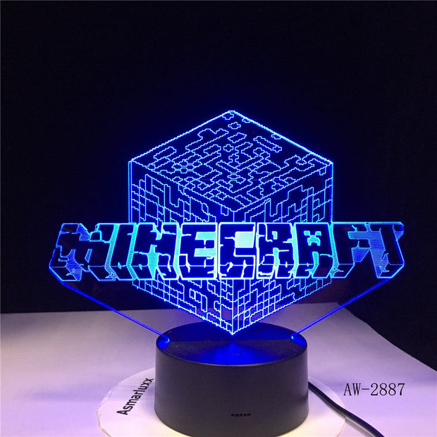 Minecraft 3D Lamp