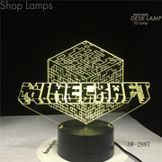 Minecraft 3D Lamp