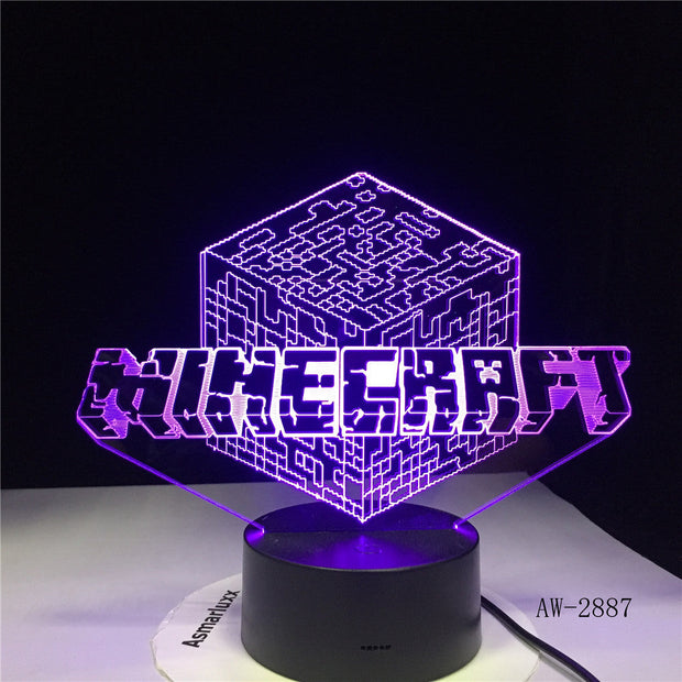 Minecraft 3D Lamp