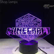 Minecraft 3D Lamp