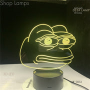 Pepe 3D Lamp