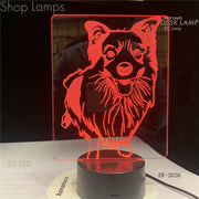 Wolf 3D Lamp