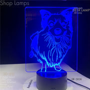 Wolf 3D Lamp