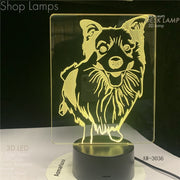 Wolf 3D Lamp