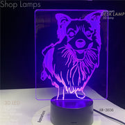 Wolf 3D Lamp