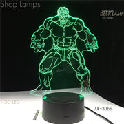 Hulk 3D Lamp
