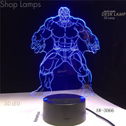 Hulk 3D Lamp