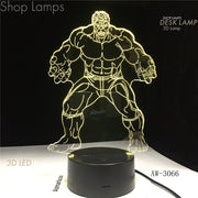 Hulk 3D Lamp