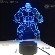 Hulk 3D Lamp