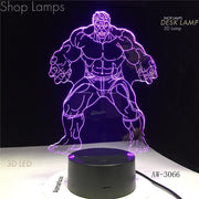 Hulk 3D Lamp