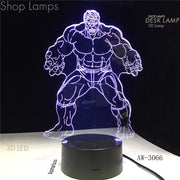 Hulk 3D Lamp