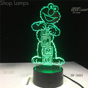 Elmo 3D Lamp