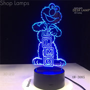 Elmo 3D Lamp