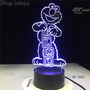 Elmo 3D Lamp