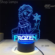 Elsa 3D Lamp