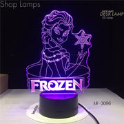 Elsa 3D Lamp