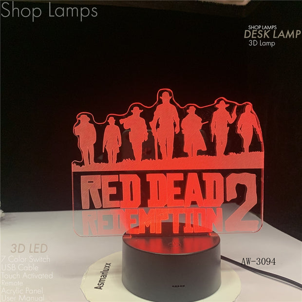 RDR2 3D Lamp