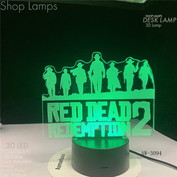 RDR2 3D Lamp