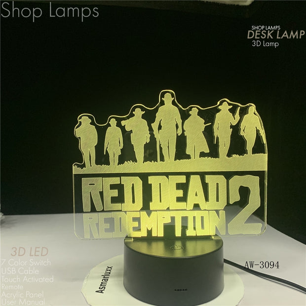 RDR2 3D Lamp