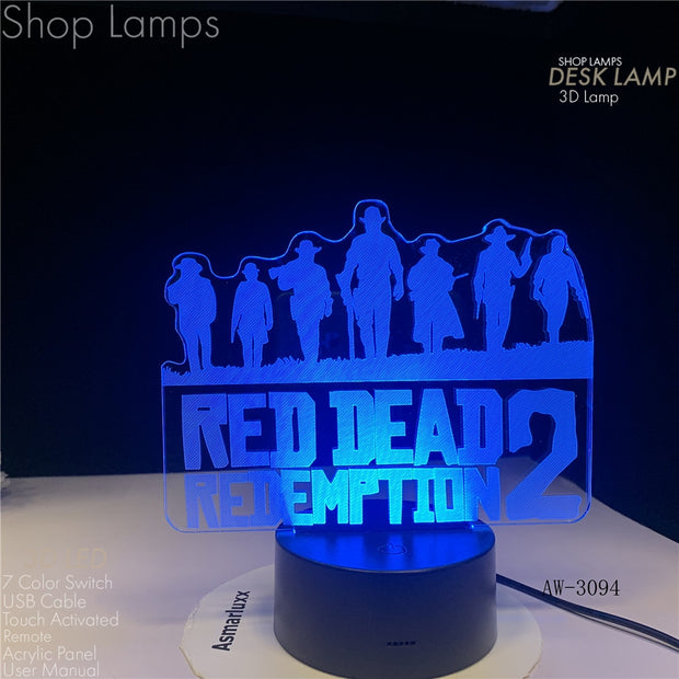 RDR2 3D Lamp