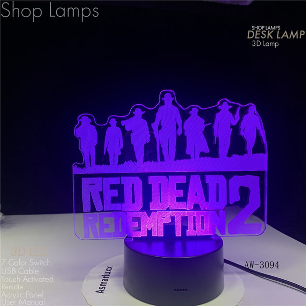 RDR2 3D Lamp